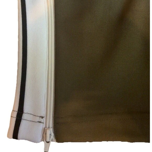 PALM ANGELS Military Green Polyester Classic Track Pants Size Small Zipper Bot - Picture 6 of 7
